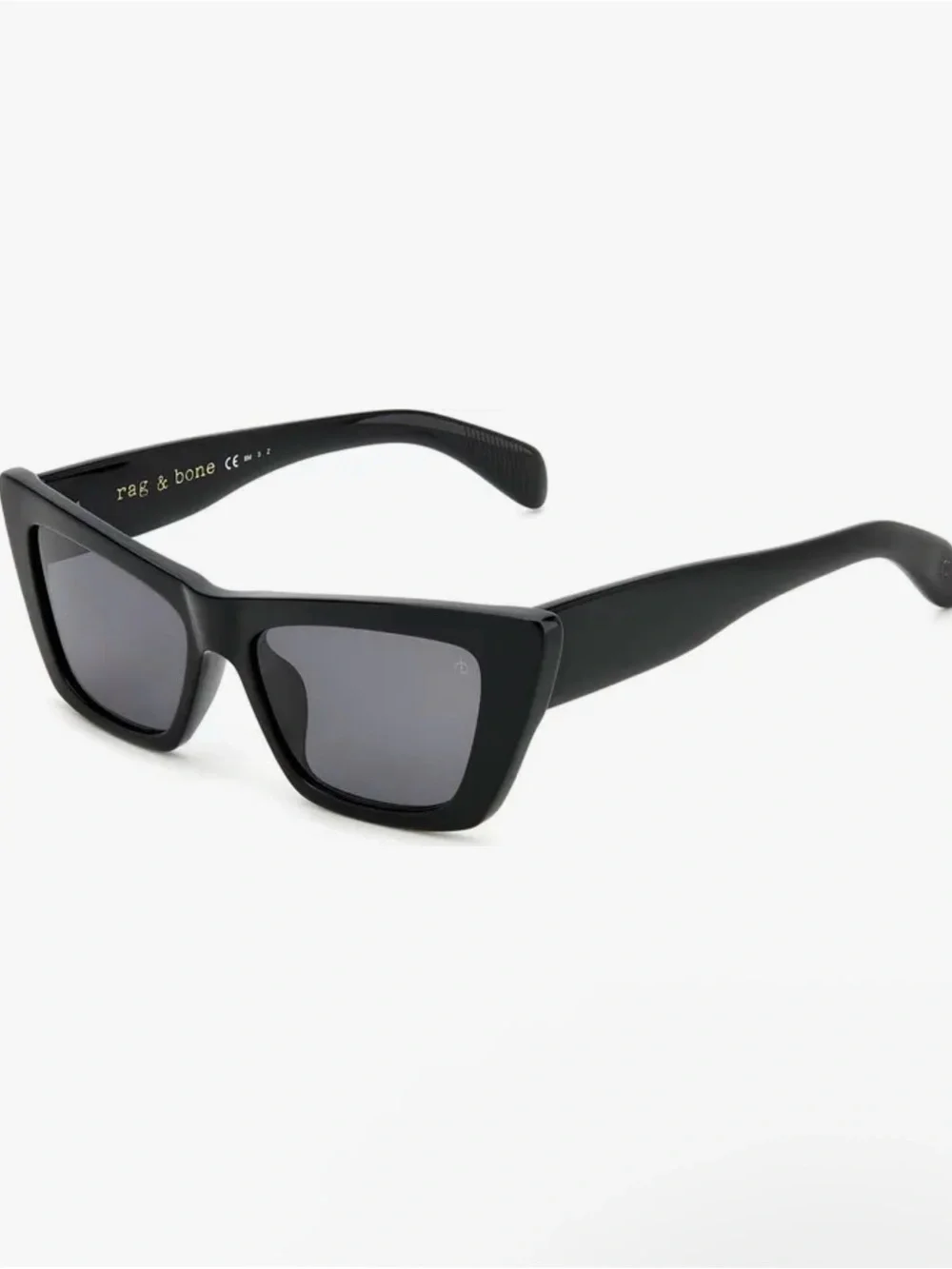 rag & bone Black Cat-Eye Sunglasses